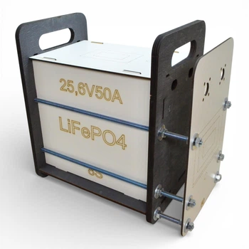 Корпус Эконом для LiFePO4 - 50х8s EVE (50Ah 50Ач на 8 ячеек) Бокс Аккумуляторы (Разбор) Деревянный Ящик Коробка под Элементы Батареи