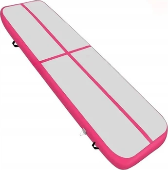 Акробатична доріжка Hedo Airtrack 400 x 100 x 10 см Рожева (5907184130156)