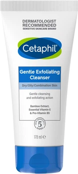 Ніжний гель-ексфоліант для для обличчя Cetaphil для очищення сухої, масної та комбінованої шкіри 178 мл (5020465201496)