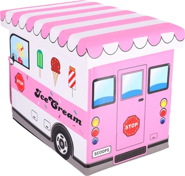 Cкринька для іграшок Hedo з пуфом Автомобіль для морозива (5904041123535)