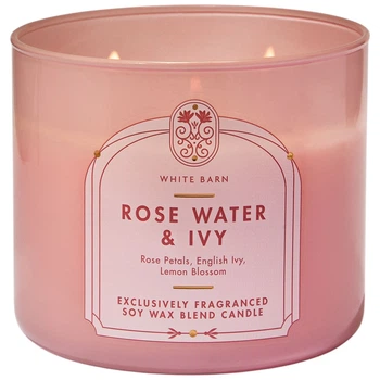 Свічка Bath & Body Works Rose Water & Ivy Scented Candle 3-Wick 411 г