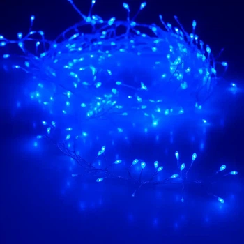 Гірлянда роса феєрверк 5 м 300 LED з пультом управління динамічне освітлення синій