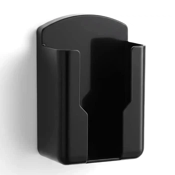 Многофункциональный держатель для пульта с USB-портом и беспроводной зарядкой черный для автомобиля 360 градусов вращение
