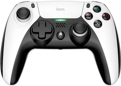 Бездротовий геймпад Hoco GM9 Diamond PS4/PS4 Slim/PS4 Pro Black/White (6931474753502)