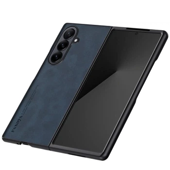 Чехол Fanoya для Samsung Galaxy Fold7 с защитой на камеру blue