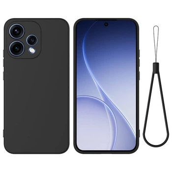 Силиконовый (TPU) чехол Deexe Silicone Case для OPPO Reno 15 - Black