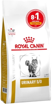 Промонабір сухий корм для дорослих кішок Royal Canin Urinary S/O Cat 8 + 1 кг (1272550385242)