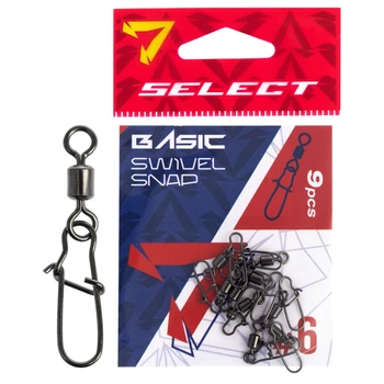 Вертлюжок з застібкою Select Basic Swivel Snap #6 (9 шт/уп)