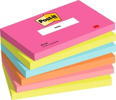 Zestaw papieru do notatek 3M Post-It 127 x 76 mm (4054596926523)