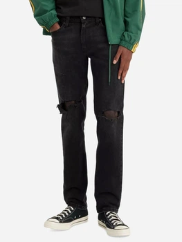 Джинси Slim Fit рвані чоловічі Levi`s 460107035 W40L32 Чорні (1160063157)