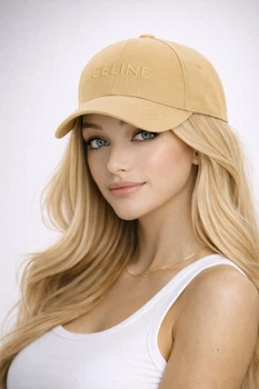 Молодежная кепка с вышивкой CLN One-size 54-57см Темно-бежевый