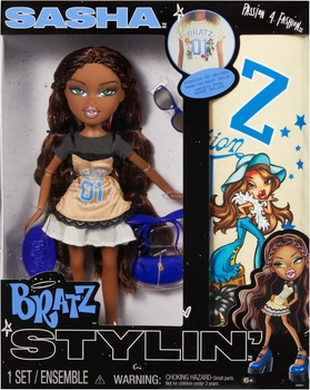 Кукла Bratz Stylin' Sasha Саша со стильной футболкой 544890
