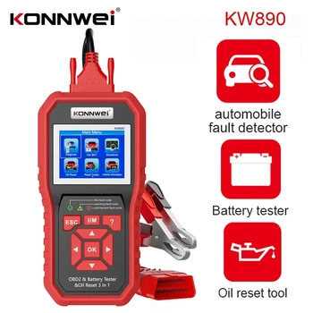 Мультимарочный дигностический автосканер Konnwei KW890 с функцией тестера акб
