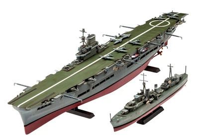 Model do sklejania Revell HMS Ark Royal i niszczyciel klasy Tribal Skala 1:72 (4009803051499)