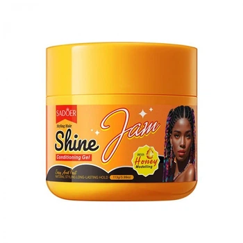 Гель для укладання волосся та моделювання кіс і косичок SADOER Shine Conditioning Gel, 113 г