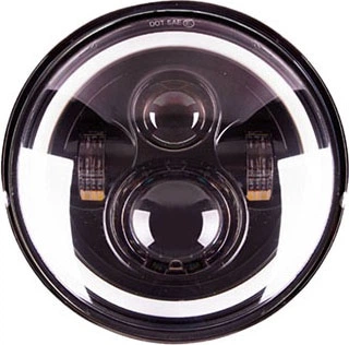 Фара рабочего света Pulso + DRL LP - 45S1 SPOT+FLOOD 4Ledx10W (7 INCH)10-30V/45W/6000K