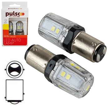 Лампа Pulso габаритная LED 1157 BAY15d 12SMD-2835 9-36v 550 100lm 2 шт