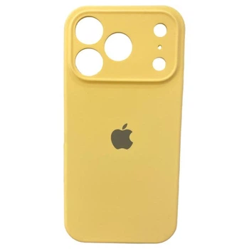 Силіконовий чохол для iPhone 17 Pro Yellow FULL 74467