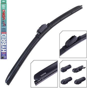 Щетки стеклоочистителя гибридные Voin 16"-400 мм (TPX6M-16") HYBRID Ultra (5 адаптеров) (VHU-16400)