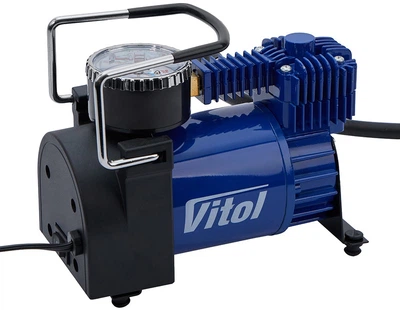 Компресор Vitol K-52 150 psi 15 Amp 40 л автостоп, прикурювач