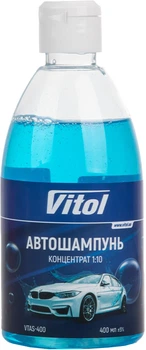 Автошампунь концентрат VITOL 1:10 400 мл (VTAS-400)