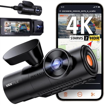 Видеорегистратор VANTRUE N4 Pro 5G WiFi 4K+ 1080P+ 1080P/3 HDR STARVIS 2 Черный