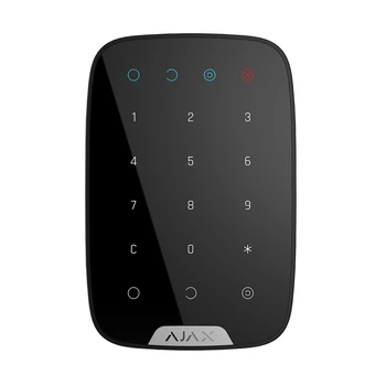 Беспроводная клавиатура с сенсорными кнопками для охранной системы Ajax KeyPad черная