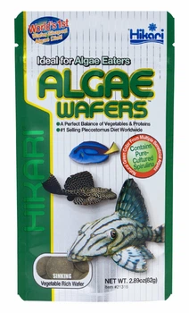 Корм Hikari Tropical Algae Wafers 82г, в виде таблеток для сомов и других донных рыб
