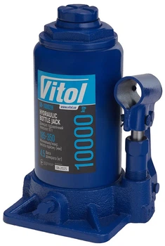 Домкрат Vitol гидравл. телескоп 10 т короб. min 185 мм – max 350 мм 4.5 кг (ДБ-10002H)