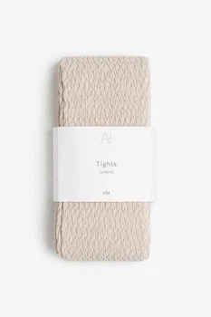 Колготки H&M 1232143 S бежевий вязка