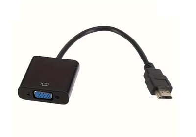 Переходник конвертер HDMI M to VGA F 1080P CE Black (500314)