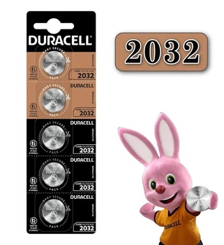 Батарейка Duracell CR 2032 3V Lithium 5 штук