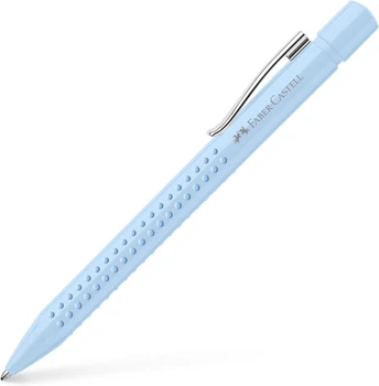 Ручка Faber-Castell GRIP шариковая, ХВ, Автоматическая, Небесно-голубая, (243916)