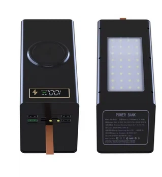 Корпус для Power Bank 40×18650 D40-PD-QI с беспроводной зарядкой и LED-фонариком