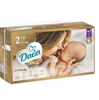 Підгузки Dada Extra Care 2 (3–6 кг), 44 шт