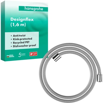 Шланг для душу HANSGROHE Designflex 1,6 м, Chrome (28260000)