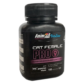 Витаминный комплекс для кошек AnimAll VetLine Cat Female Pro, 100 табл