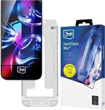 Szkło hartowane 3MK HardGlass Max with Applicator do Samsung Galaxy S24 Ultra Black (5903108671606)