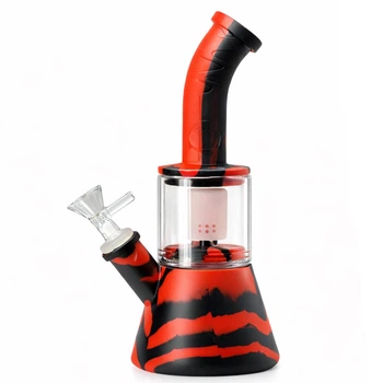 Силиконовый Бонг Для Курения С Перколятором Vibrant Bubbler