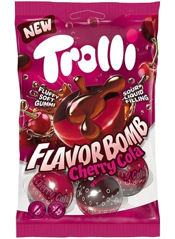 Жевательные конфеты Trolli Flavor Bomb Cherry Cola Вишневая Круга 75 г