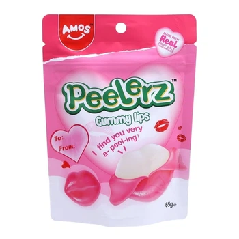 Желейные конфеты Amos 4D Peelerz Gummy Lips 65г
