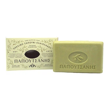 Мыло твердое натуральное с оливковым маслом Papoutsanis Olive Oil 125 г