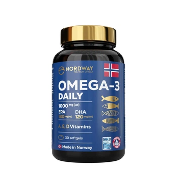 Омега 1000 мг NORDWAY OMEGA-3 Daily 1000 мг 30 капсул