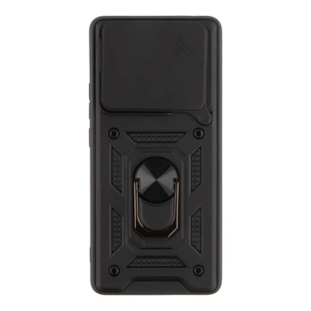 Чехол накладка Guard Shield Armor с кольцом для Xiaomi Redmi Note 14 5G Black