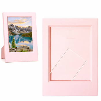 Фоторамка для Fujifilm Instax mini, Canon Zink, Polaroid Go фотографий, 9х6 см Розовый