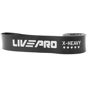 Эспандер-петля для подтягивания LivePro SUPER BAND X-HEAVY черный LP8410-XH