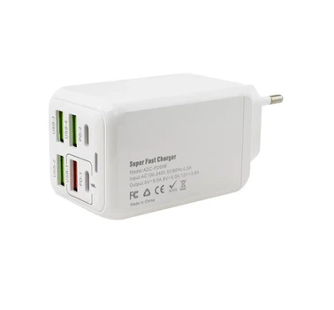 Зарядний пристрій Super Fast Charger Voltronic ADCPD006 150W 4xUSB +2xType-C PD+QC4.0