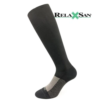 Компресійні гольфи Relaxsan Essential+ 2 клас 23–32 мм рт.ст. чорні з кашеміром розмір 6/XXL (922)