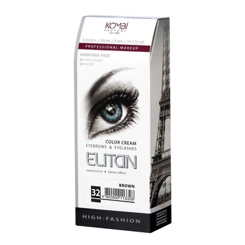Крем-краска для бровей и ресниц ELITAN PROFESSIONAL №32 Коричневый Kombi Factory (4820000113328)