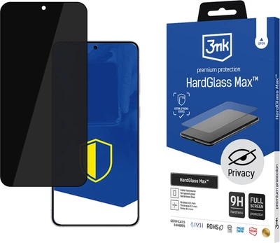 Гібридне скло 3MK HardGlass Max Privacy для Samsung Galaxy S25 Edge (5903108651837)